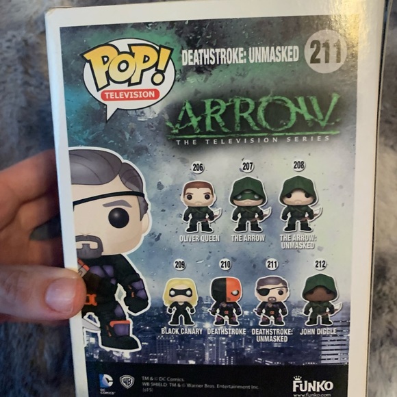 Funko Pop Arrow Deathstroke Unmasked 211 figure - Picture 6 of 8